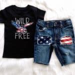 Wild and Free 4th of July outfit