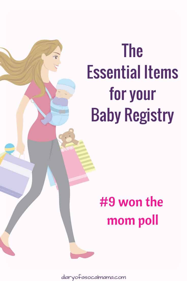 Essential baby registry items