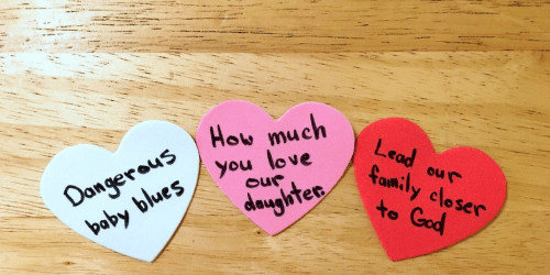 Valentine love notes