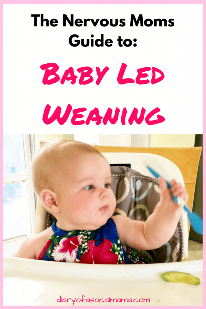 baby learning how to do baby led weaning