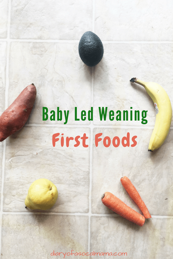 baby led weaning first foods
