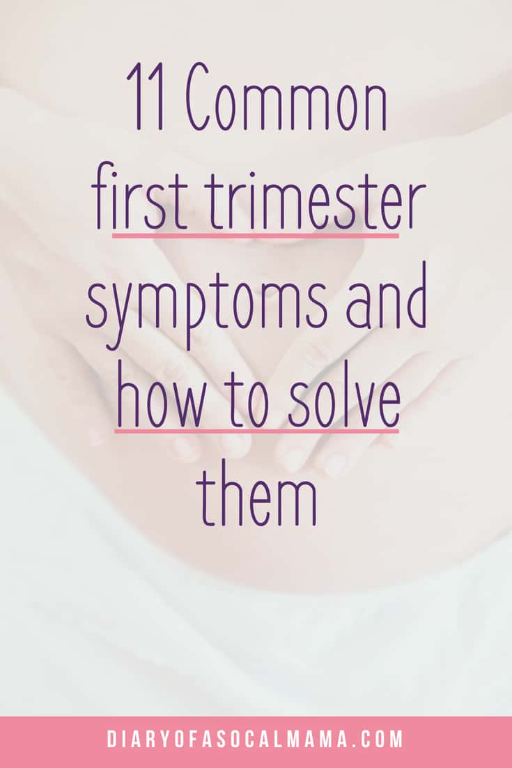 first trimester symptoms