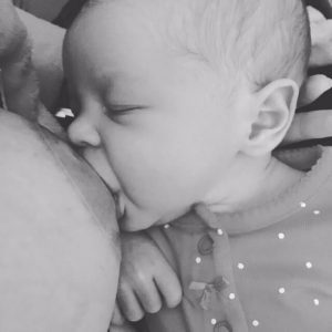1st breastfeeding photo