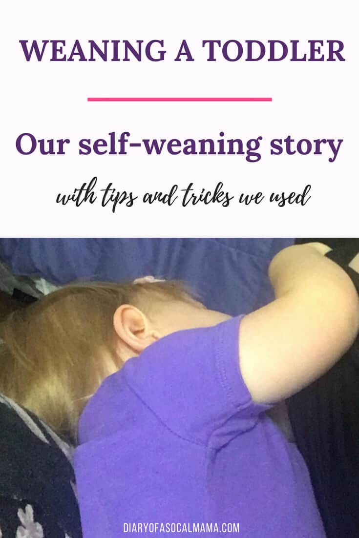 weaning a toddler