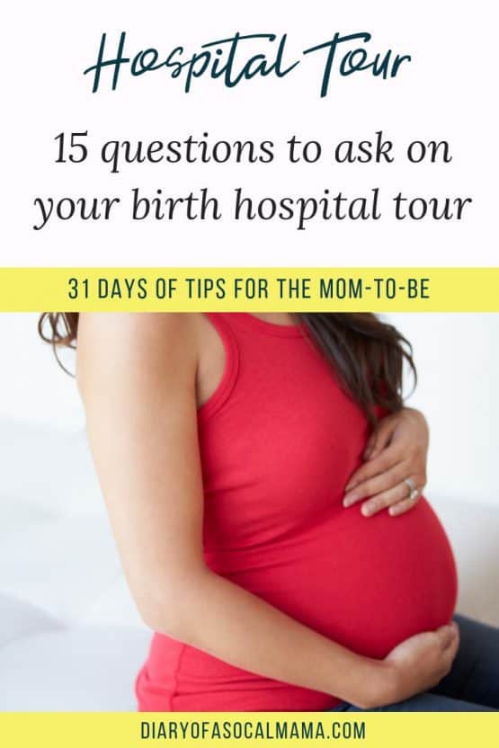 questions for hospital tour pregnancy