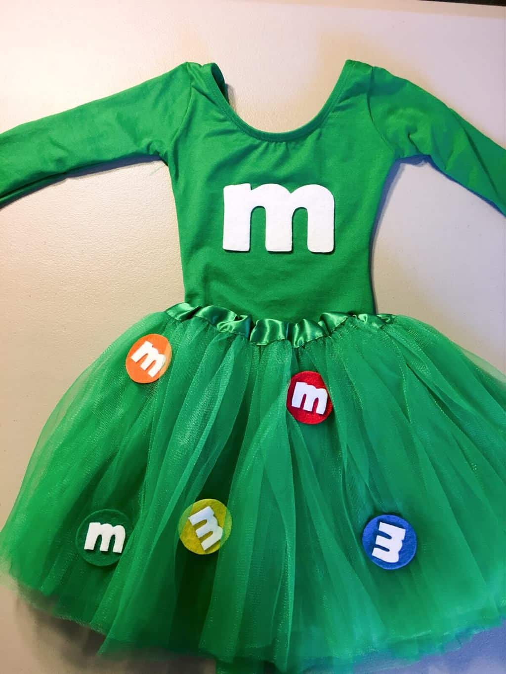 Easy DIY m&m costume for toddlers: Easily adaptable for other sizes - Diary of a So Cal mama