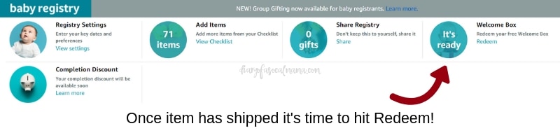 how to claim your amazon baby box