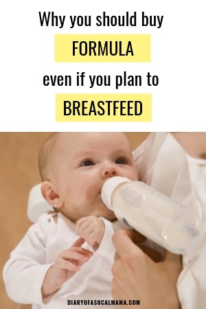 should I buy formula if I plan to breastfeed