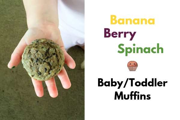 Banana Berry Spinach muffins recipe