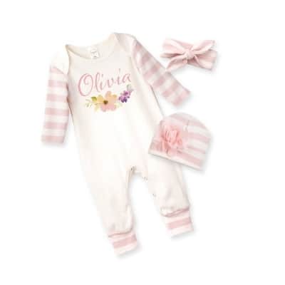 personalized baby girl outfit