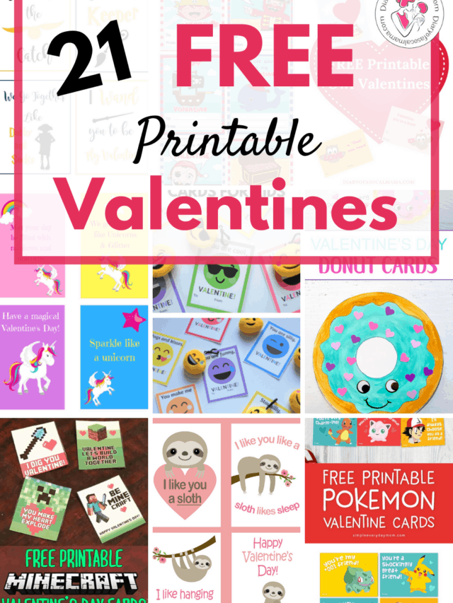 Printable Valentines for kids